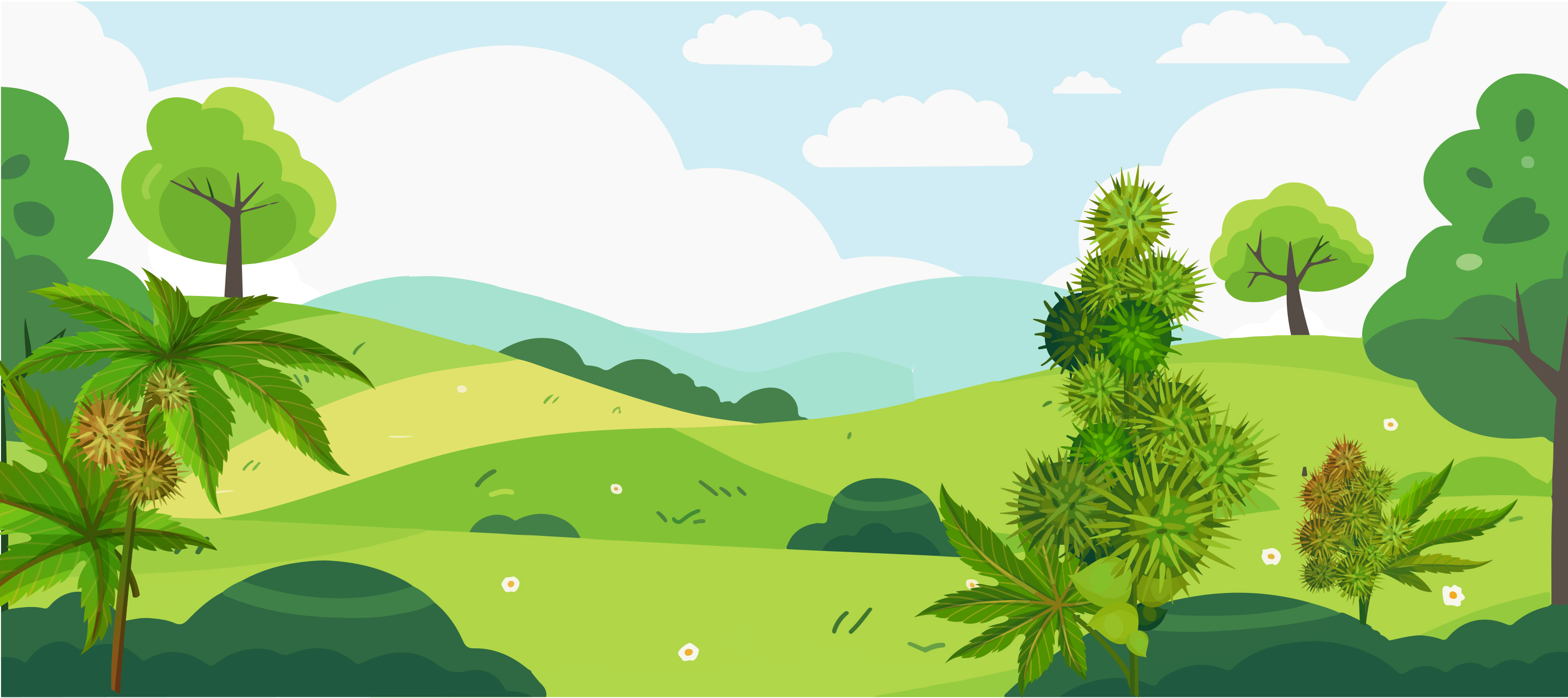 Eco Materials from a Drop of Castor Oil